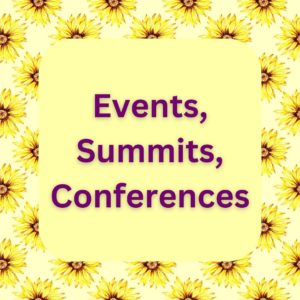 Events, Summits Conferences