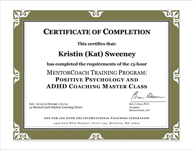 Positive Pyschology And ADHD Coaching