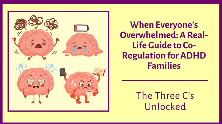 When everyone is overwhelmed - a real life guide to coregulation for adhd families